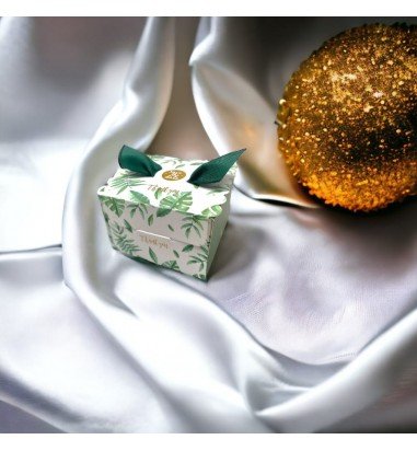 Cutie cu panglică mică - verde (set...