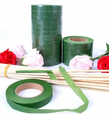 Bandă floristică - verde (set 12...