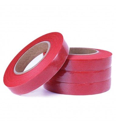 Bandă floristică - roșu (set 12 role)...