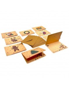 Set 9 felicitări de Crăciun...