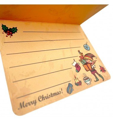 Set 9 felicitări de Crăciun - kraft...