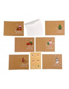 Set 6 felicitări de Crăciun...