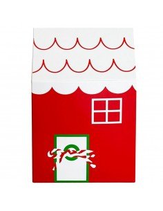 Cutie căni 3D casă înzăpezită