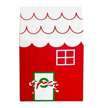 Cutie căni 3D casă înzăpezită