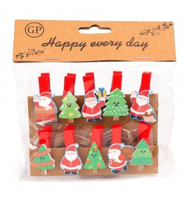 Mini cârlige decorative CRĂCIUN 1...