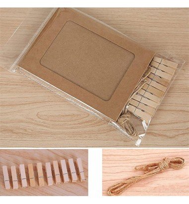 Set rame foto ghirlandă maro