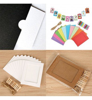 Set rame foto ghirlandă negru