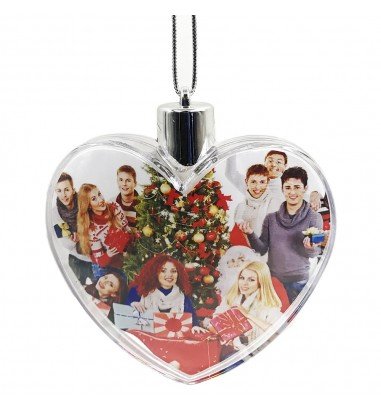 Glob inserție foto cu agățătoare - inimă