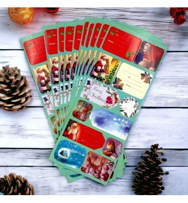Pachet stickere Crăciun2 (set 120 buc)