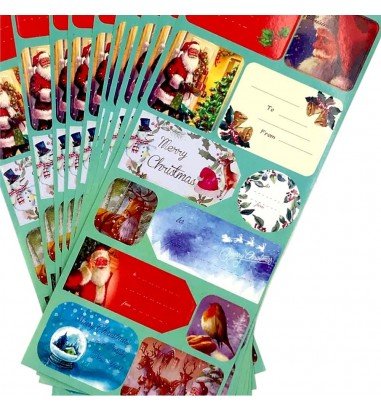 Pachet stickere Crăciun2 (set 120 buc)