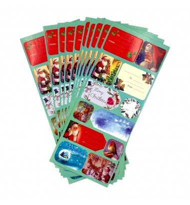 Pachet stickere Crăciun2 (set 120 buc)