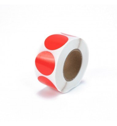 Rolă 500 stickere blank rotunde 2.5cm...