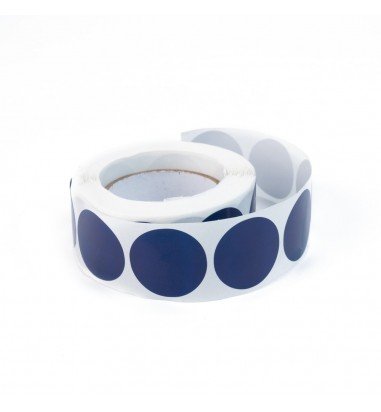Rolă 500 stickere blank rotunde 2.5cm...