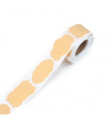 Rolă 250 stickere blank 3 forme...