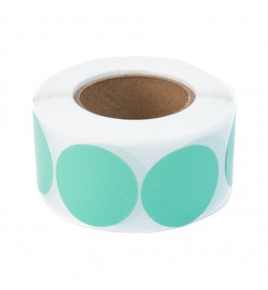Rolă 500 stickere blank rotunde 2.5cm...