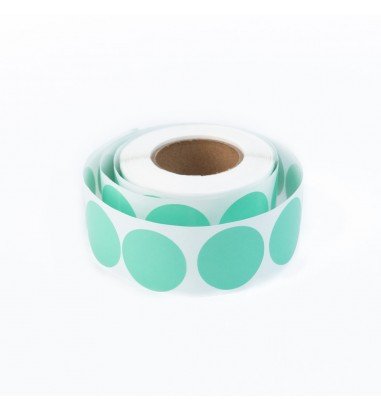 Rolă 500 stickere blank rotunde 2.5cm...
