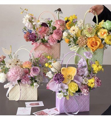 Sacoșe dreptunghiulare model romburi...