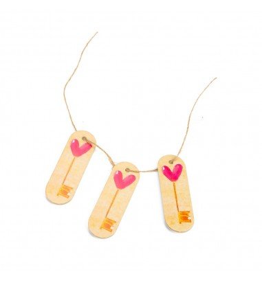 Etichete ovale cu sfoară model cheie...