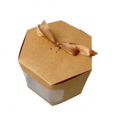 Cutie hexagonală cu fereastră și...