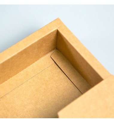 Cutie din hârtie cu sertar - kraft...