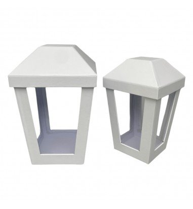 Set 2 cutii în formă de felinar cu...