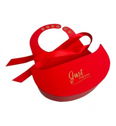 Cutie ovală deschisă cu mâner și...