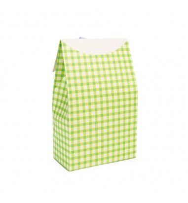 Cutie mică cu cravată - verde (set 50...