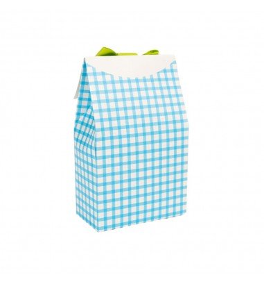 Cutie mică cu papion - albastru (set...