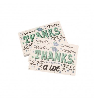 Felicitări cu mesaj Thank you - verde...