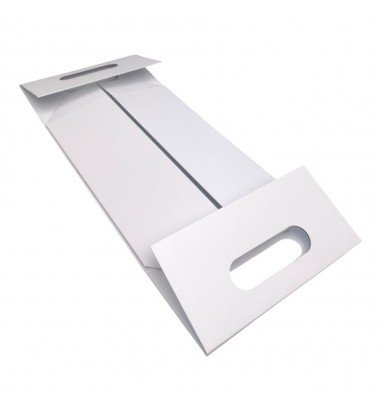 Cutie ladă cu mânere - alb