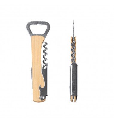 Desfăcător cu tirbușon din lemn SYRAH