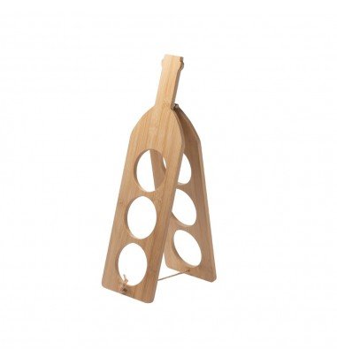 Suport sticle de vin din bambus