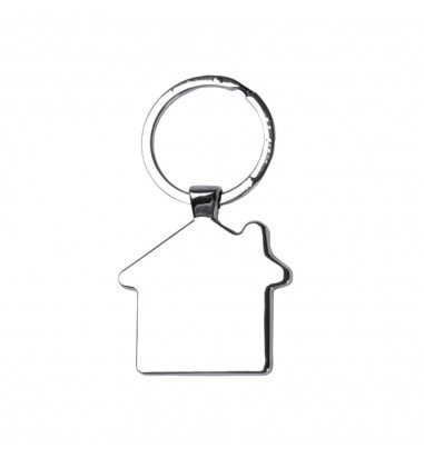 Breloc gravabil casă lemn+metal