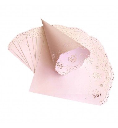 Con hârtie model trandafiri 14x14cm -...