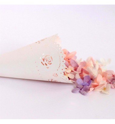 Con hârtie model trandafiri 14x14cm -...