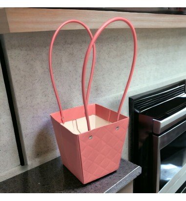 Sacoșe trapez model romburi cu mâner...