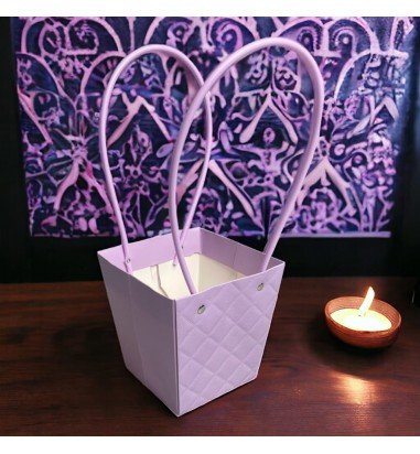 Sacoșe trapez model romburi cu mâner...