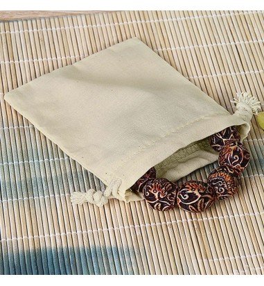 Săculeți bumbac dreptunghiulari - alb...