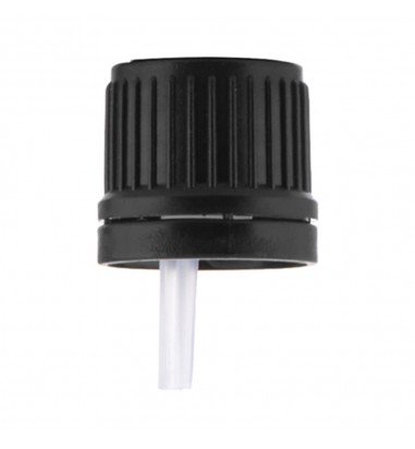 Capac negru cu picurător