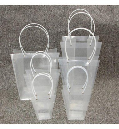 Sacoșe ghiveci transparente (set 10...