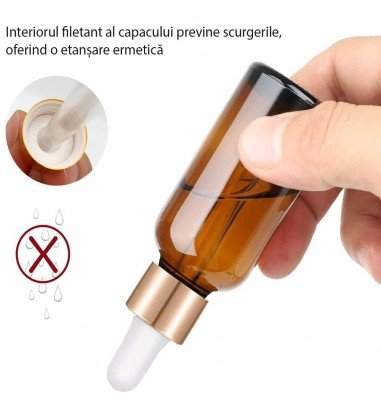 Sticluță ambră reutilizabilă cu...