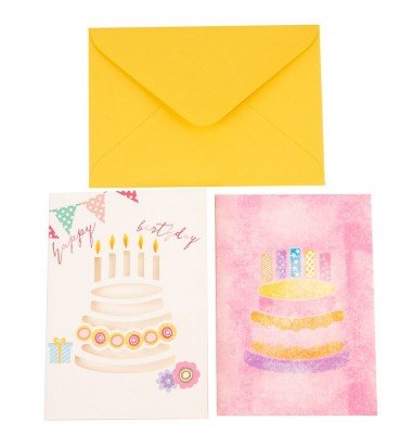 Felicitare decupată model tort cu...