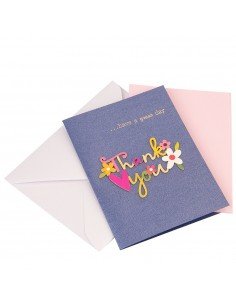 Felicitare 3D cu flori,...