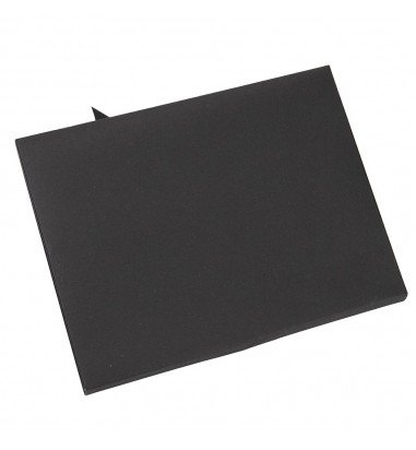 Plic hârtie cu panglică - negru