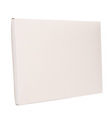 Plic hârtie cu panglică - alb