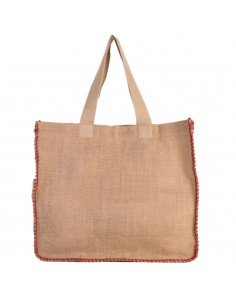 Sacosă textil cu cusături...