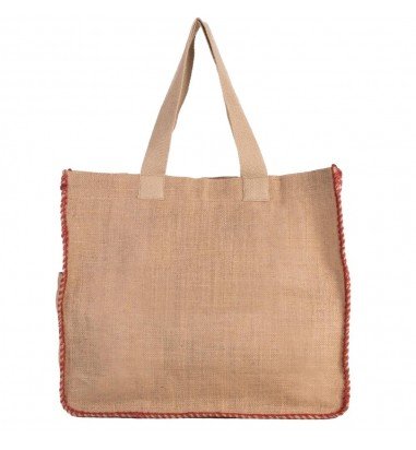 Sacosă textil cu cusături...