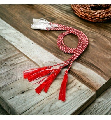 Șnur marțișor gros 44cm (set 100 buc)