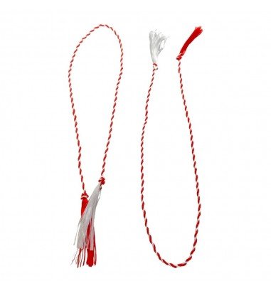 Șnur marțișor gros 44cm (set 100 buc)