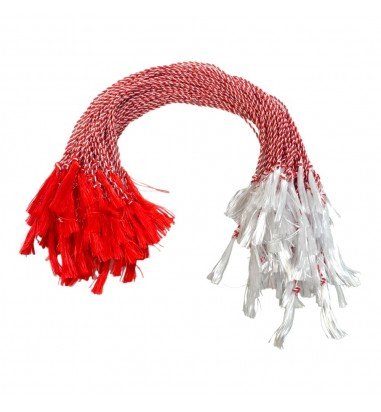 Șnur marțișor gros 44cm (set 100 buc)